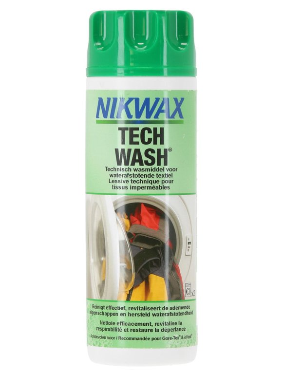 Nikwax Tech Wash 300ml Limpiador Técnico para Ropa Impermeable y Sacos de dormir sintéticos NK181P12