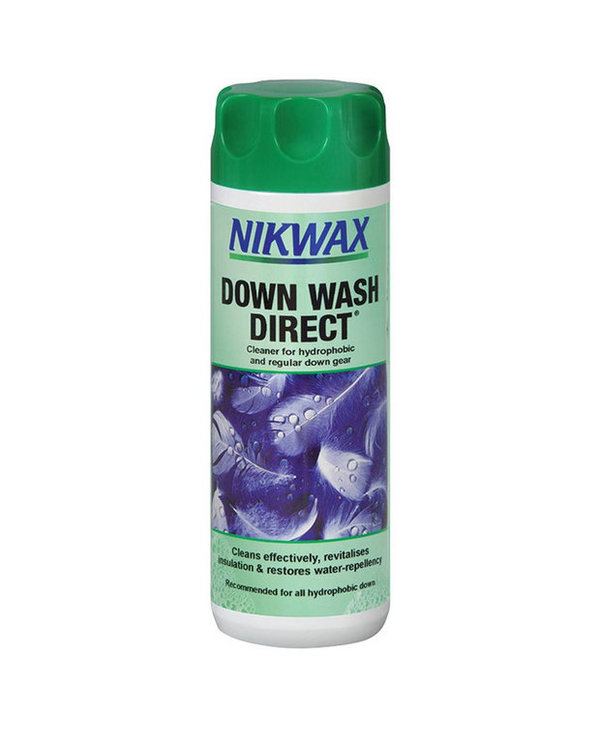 Nikwax Down Wash Direct 300ml. Limpiador Técnico para Ropa y Sacos de Dormir de Plumas
