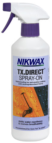 Nikwax TX.Direct Spray-On 300 ml. Spray Impermeabilizante para Ropa NK571P01