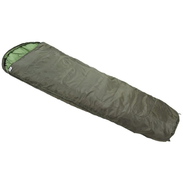 Fox Outdoor Saco de Dormir Tipo Momia, Color verde -10°C y +15°C. 31622B