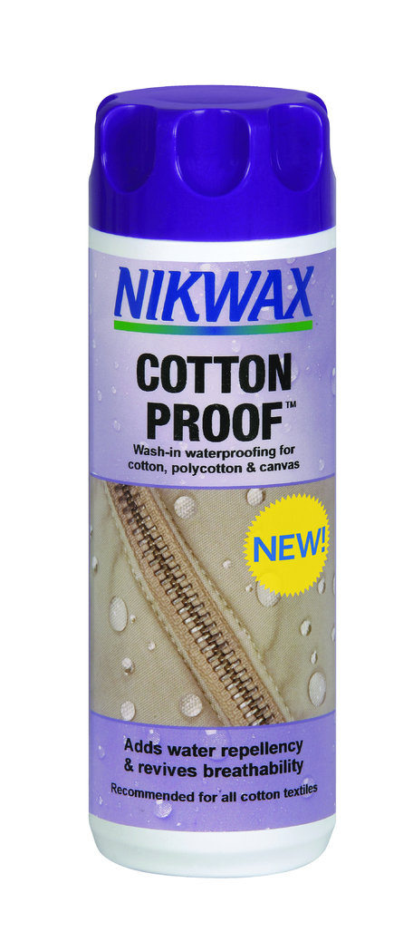 Nikwax Cotton Proof 300 ml Impermeabilizador para Ropa de algodón, poli-algodón y tela de lona