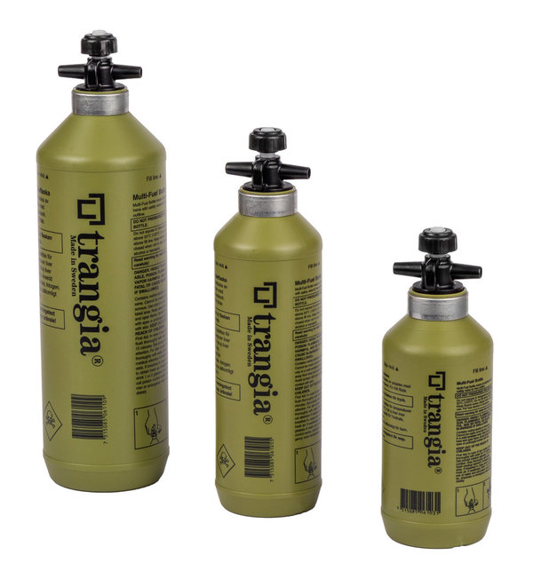 Trangia Botella Multi Combustible con Válvula de Seguridad 1L Olive GreenRef 506110