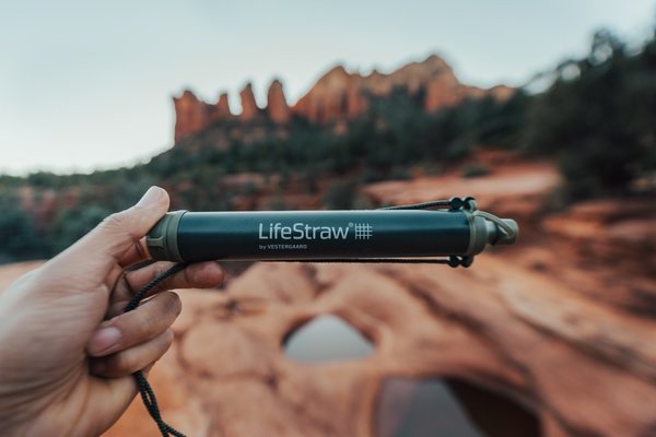 Lifestraw filtro de agua personal portátil verde. Capacidad filtrado 4000 litros