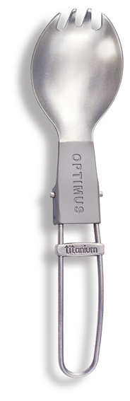 Optimus Cuchara-Tenedor Plegable de Titanio 8016284