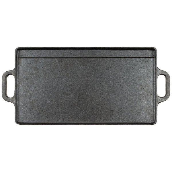 Item-No.: 33625A Griddle, Cast Iron, 2 handles, ca. 50 x 23 x 1,5 cm