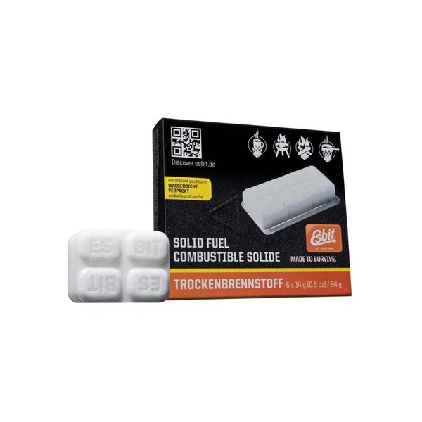 Solid fuel tablets 6 x 14g 001 121 00
