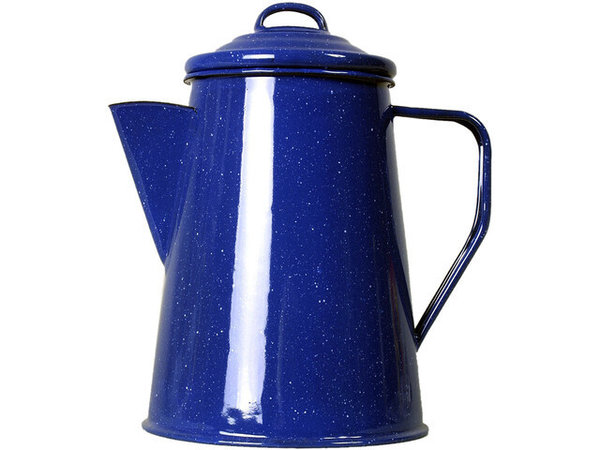 Basic Nature Enamel Coffee Pot Blue 1 L