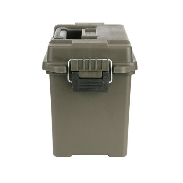 Fosco Industries 2 Cajas de Munición de Plástico con sello de junta tórica, cierre, color verde