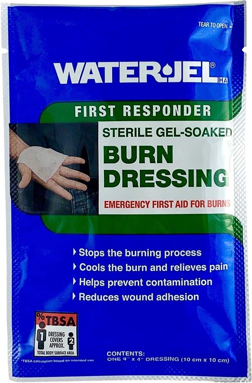 WATERJEL Water Gel Dressing for minor to severe burns 10 x 10 cm