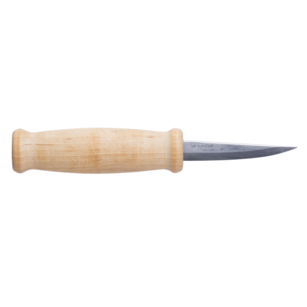 Morakniv Wood Carving 105 (LC) Acero carbono laminado Cuchillo para tallar empuñadura madera 136896