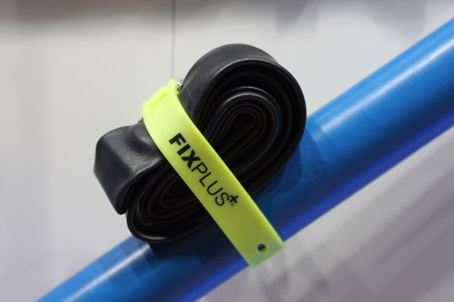 Fixplus Banda Strap. Sujeción para Fijar, con Hebilla de Aluminio, 35 cm Azul Claro
