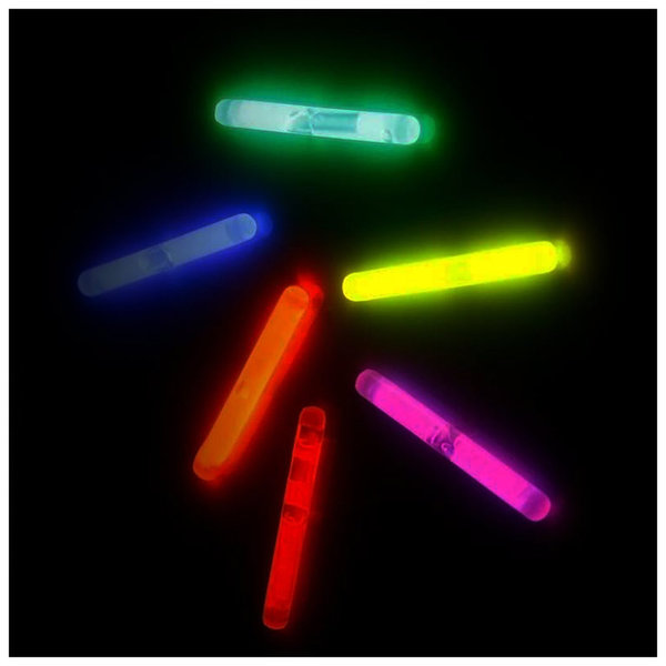 Fosco Industries Chemical Light assorted colours Mini Lightsticks 5 mm x 5 cm