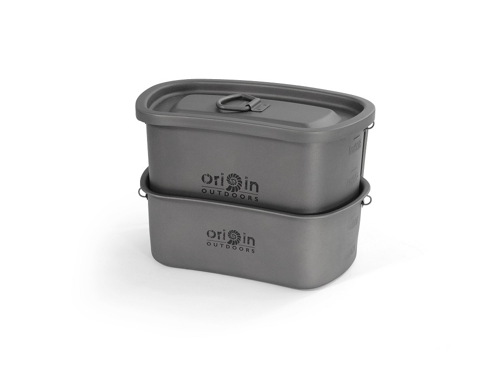 MFH Lunchbox caja de almacenaje camping exterior box plegable con tapa 1 L verde oliva 