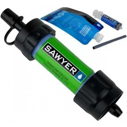 Sawyer Mini Verde. Sistema de filtración de agua portátil SP101