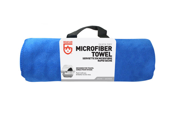 Gear Aid Microfiber Towel 50x100cm. Microfibra Ligera y Absorbente, Toalla Deporte