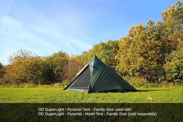 DD SuperLight - Pyramid Tent - Family Size. Tarp (Cubretecho). No incluye mástil
