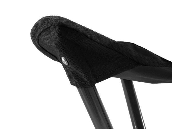 Basic Nature Silla Plegable Acero Tripod stool Negra 792 g 591101