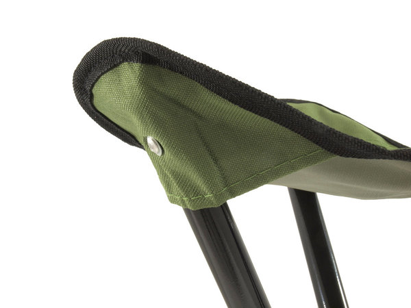 Basic Nature Silla Plegable Acero Tripod stool Verde 792 g 591103