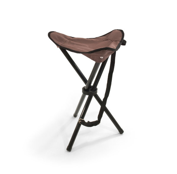 Basic Nature Silla Plegable Acero Tripod stool Marrón 792 g 591104