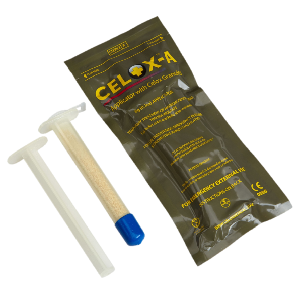 Celox-A. Granulado Hemostático Aplicador con 6 g. Detiene rápido el sangrado FG08832041
