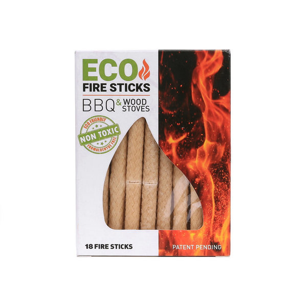 Eco Fire Sticks Enciende fuegos bolsa con 18pcs