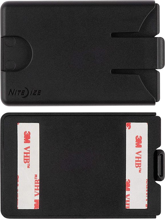 Niteize Ca$hBack, soporte de tarjeta para la parte posterior color Negro CBPW-01-R7