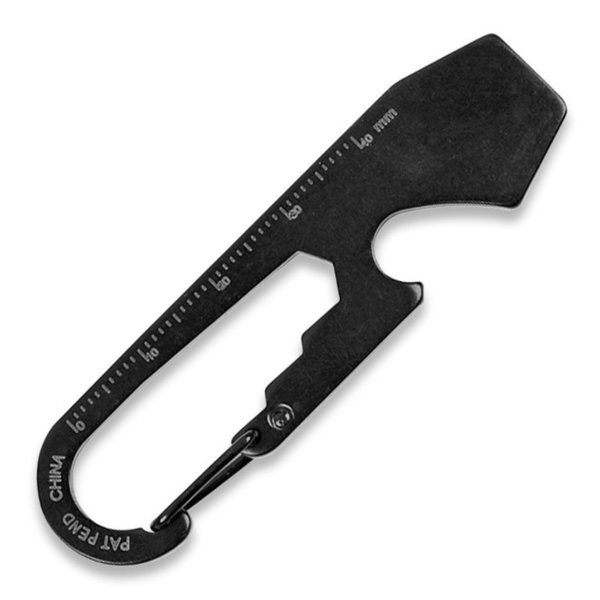 Niteize DoohicKey Key Tool Black del tamaño de una moneda que te salvará KMT-01-R3