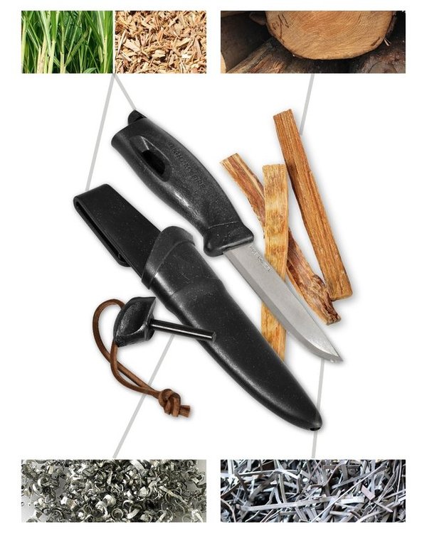 Light my Fire Kit FireOn cuchillo + ferrocerio + madera ¡Experimenta la naturaleza! 7551211022