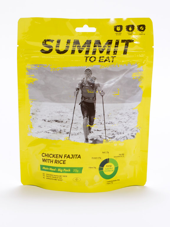 Summit To Eat Fajita de pollo con arroz (Big Pack) plato delicioso y nutritivo 1005Kcal-213g 802201