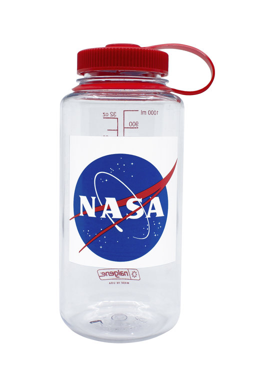 Nalgene WM Sustain 1 L Azul NASA. Botella boca ancha con un 50% de contenido reciclado 682021-0433