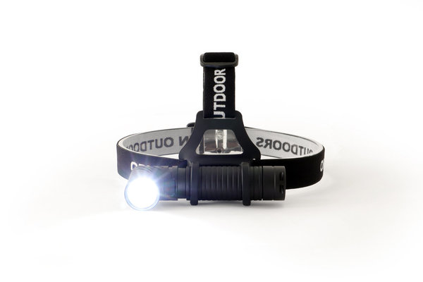 Origin Outdoors LED Hybrid 500 lúmenes. Linterna frontal, versátil y compacta batería 18650 012585