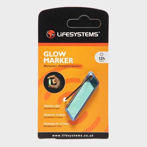 Lifesystems Glow Marker Blue key ring and refillable marker 42402