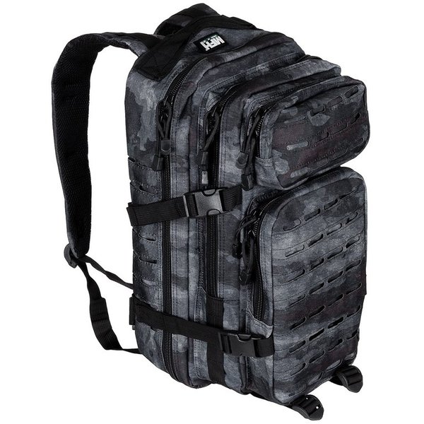 MFH US Backpack, Assault I, "Laser", HDT-camo LE 30335H