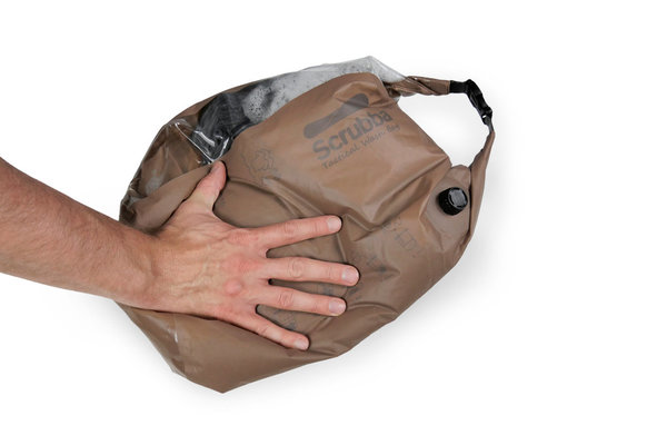 Scrubba Wash Bag Tactical. Explora y Equipa Tu Aventura: Bolsa Lavado para tus Viajes.