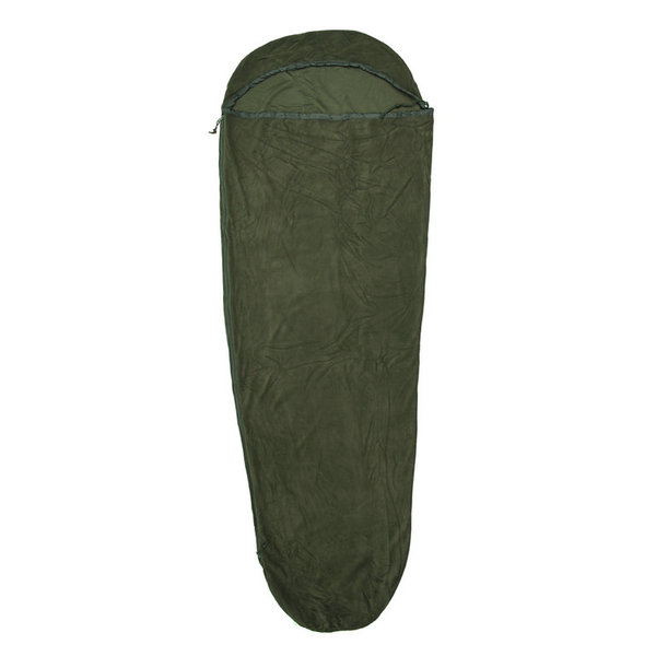Bushcraft fleece sleeping bag: ideal for outdoor adventures, lightweight, comfortable and versatile.