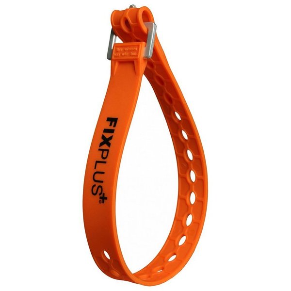 Fixplus Banda Strap. Sujeción para Fijar con Hebilla de Aluminio 86 cm Naranja Versátil, Resistente